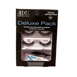 Ardell Deluxe Pack Lashes #120 Demi Black NEW